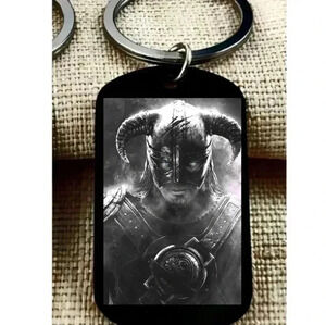 Skyrim video game hot Keychain